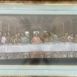Last Supper Three Dimension painting/ Cuadro De La Ultima Cena Tridimensional
