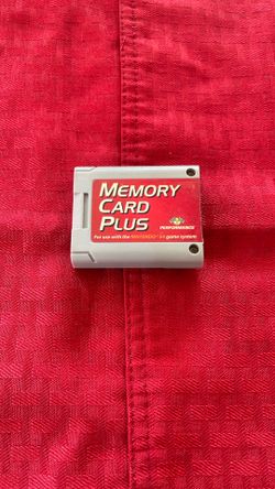 Nintendo 64 Game System Memory Card Plus