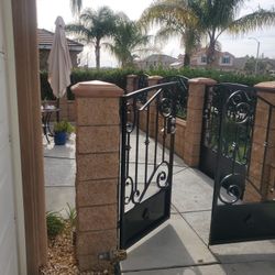 Iron Gates And Fence