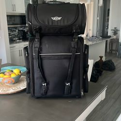 Milwaukee Large Black Sissy Bar Motorcycle Travel Bag