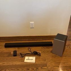 Vizio Sound Bar And Subwoofer