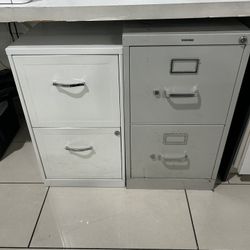 Two Filing Cabinets