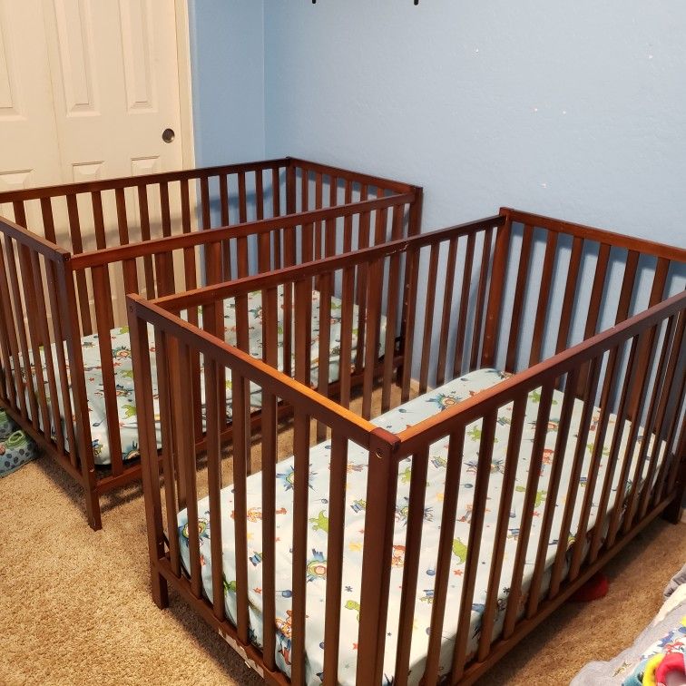2 MCM Baby Cribs