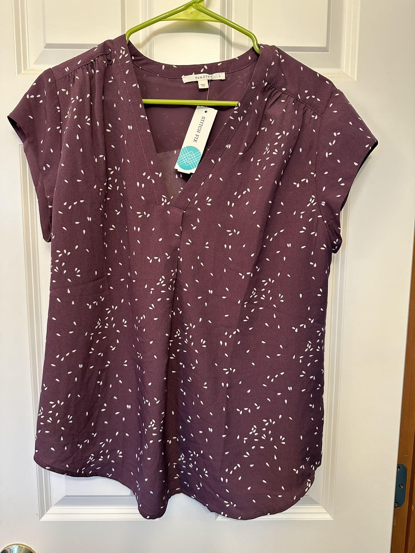 Fun2Fun Purple Blouse