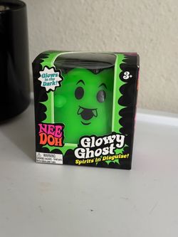 Nee Doh Glowy Ghost Stress Ball Toy