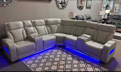 Brand New Power Reclining Sectional