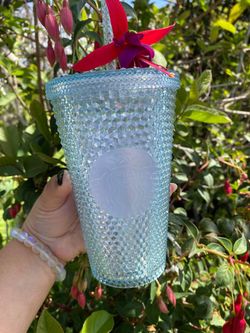 Grande Light Blue Studded Cup