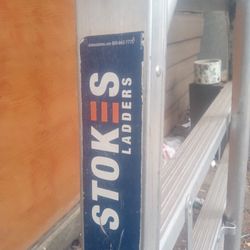 Stokes 14ft Aluminum Orchard Ladder 