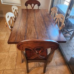 Peir 1 Breakfast Table with 6 Chairs