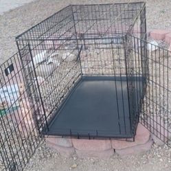 Double Door 30" Medium Dog Crate Kennel