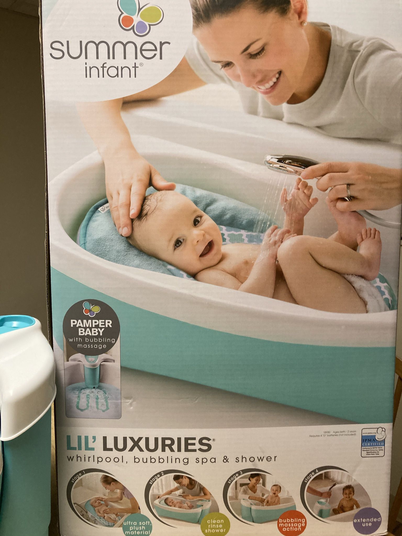 Whirlpool, Bubbling Spa & Shower (Pumber Baby )
