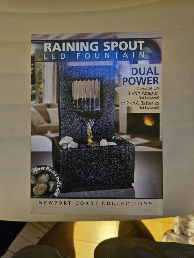 Brand New Rainbow Spout Led Fountain