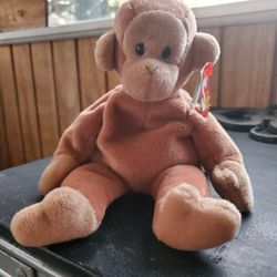 Bongo The Monkey Ty Beanie Baby Rare!