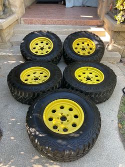17 inch Jeep Wrangler Wheels + Tires
