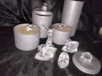 SWAROVSKI SILVER CRYSTAL ANTIGUA COLLECTIONS