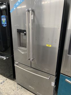 Kitchen aid French door in stainless steel counter depth new