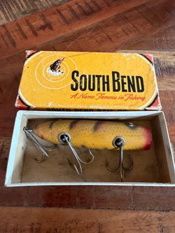 South Bend 973 YP Bass Oreno Yellow Perch In Correct Box