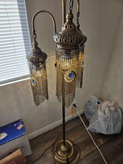 Turkish Metal Chain Lamp