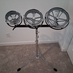 Remo Rototoms 3 Piece Set 8" 10" 12" with stand $275