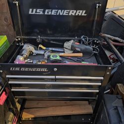 Rolling Toolbox With Tools