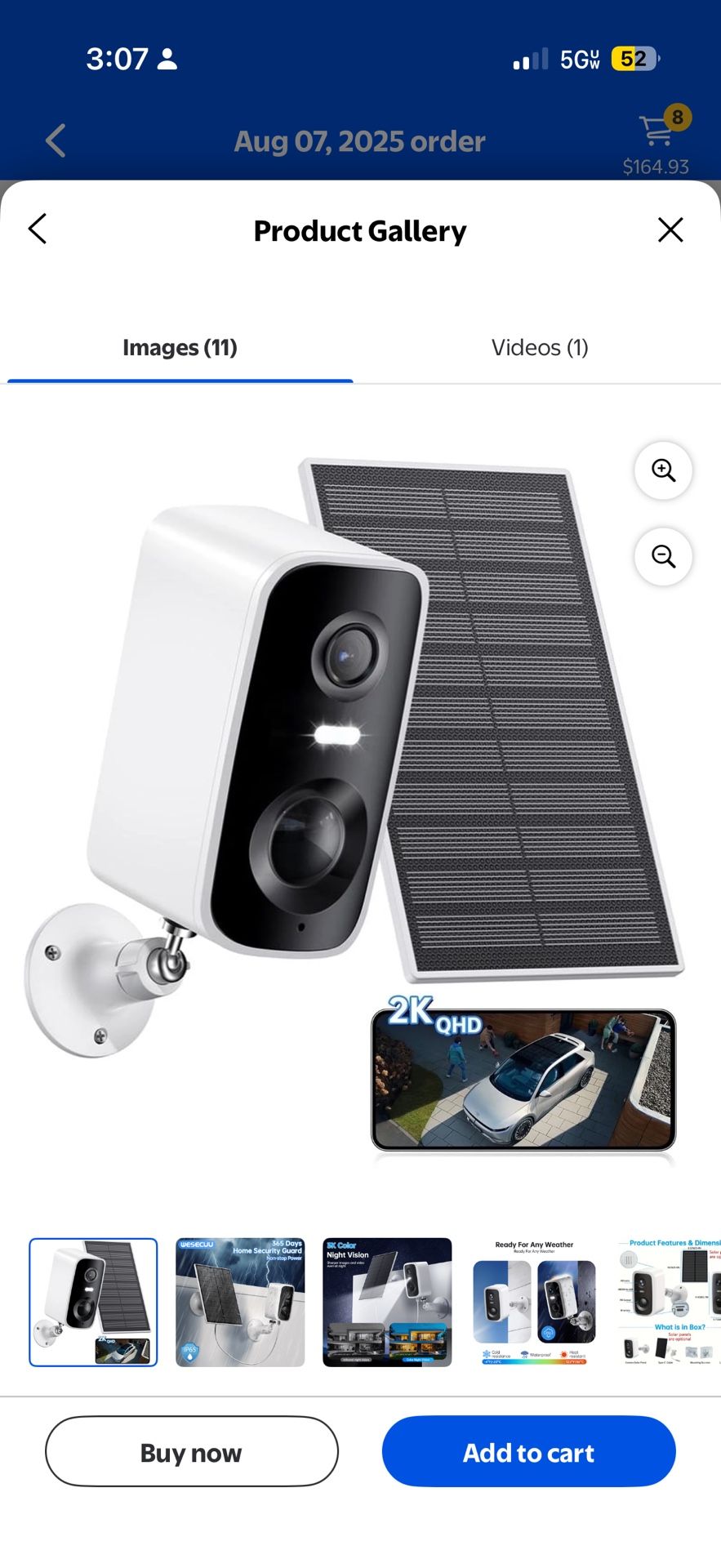Solar Security Camera Wireless Outdoor - HD 2K Battery Powered Cameras for Home Security Outside, 2.4G&5G WiFi Surveillance Indoor, AI Motion Detectio