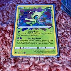 celebi pokémon card 