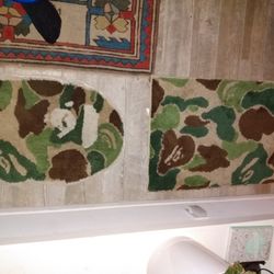 Bape Bathroom Rug Set
