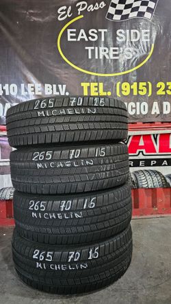265 70 16 SET 4 MICHELIN INSTALADAS OR 320