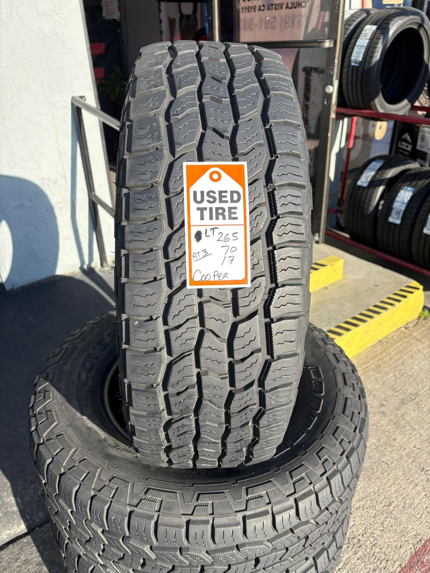 265-70-17LT Cooper Discover A/T Full Used Tire Set $350 Free Mounting And Balancing❗️Alignment Deal $69.99❗️