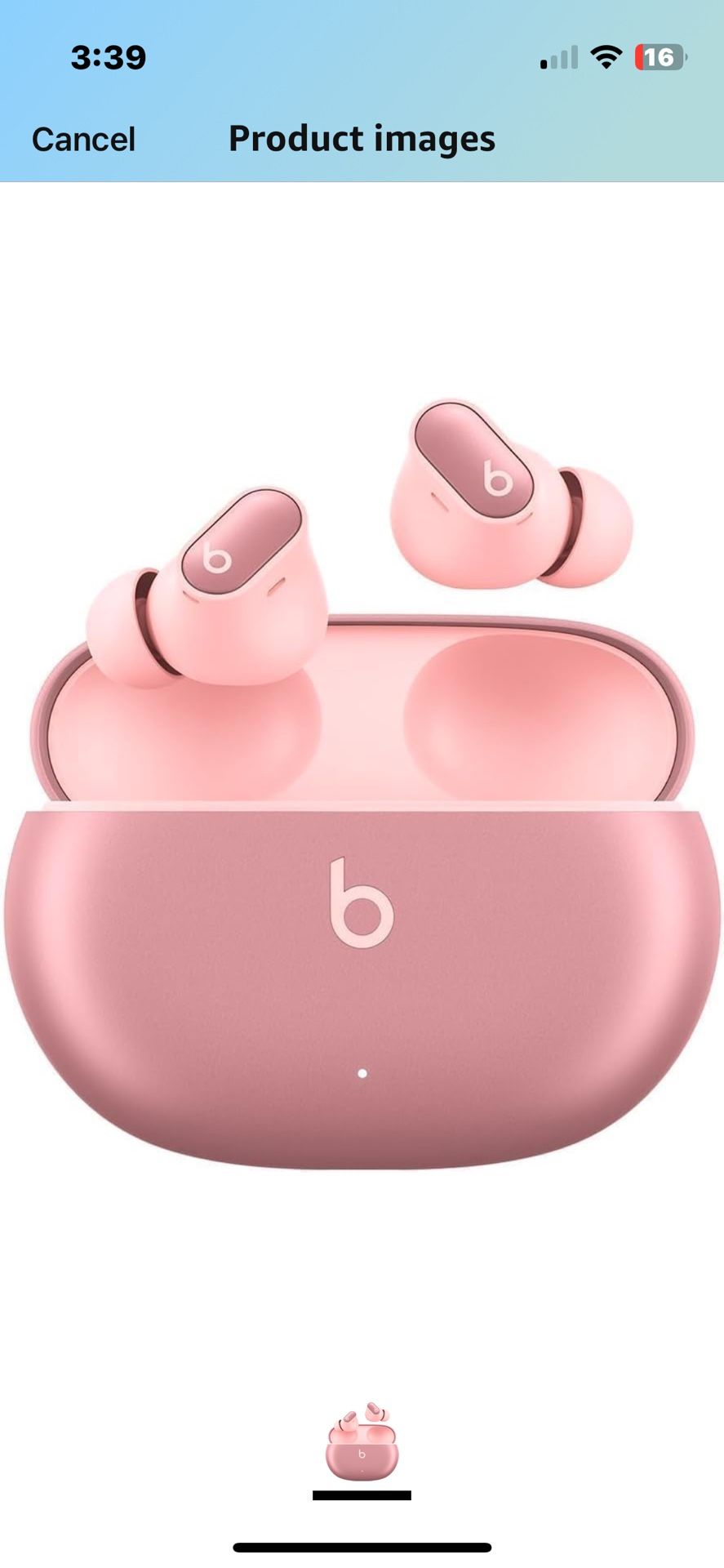 Beats Studio Buds + True Wireless Noise Cancelling Earbuds - Cosmic Pink🔥🔥🔥🔥