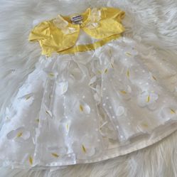 Blueberi Boulevard Baby Dress w/ Shrug *3-6 Months