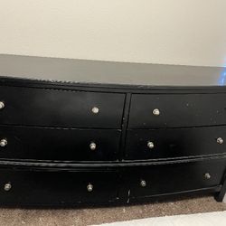 Big Black Dresser