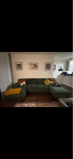 Green couch