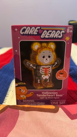 Care bare Halloween tender heart bear light up block figure