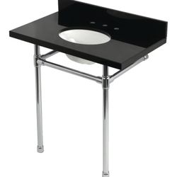 Granite console sink 36”