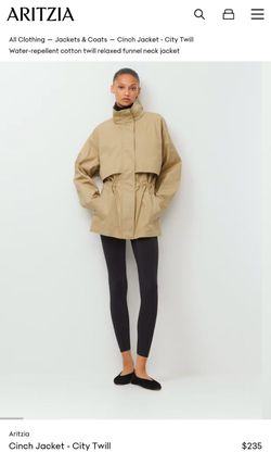 Aritzia the cinch jacket