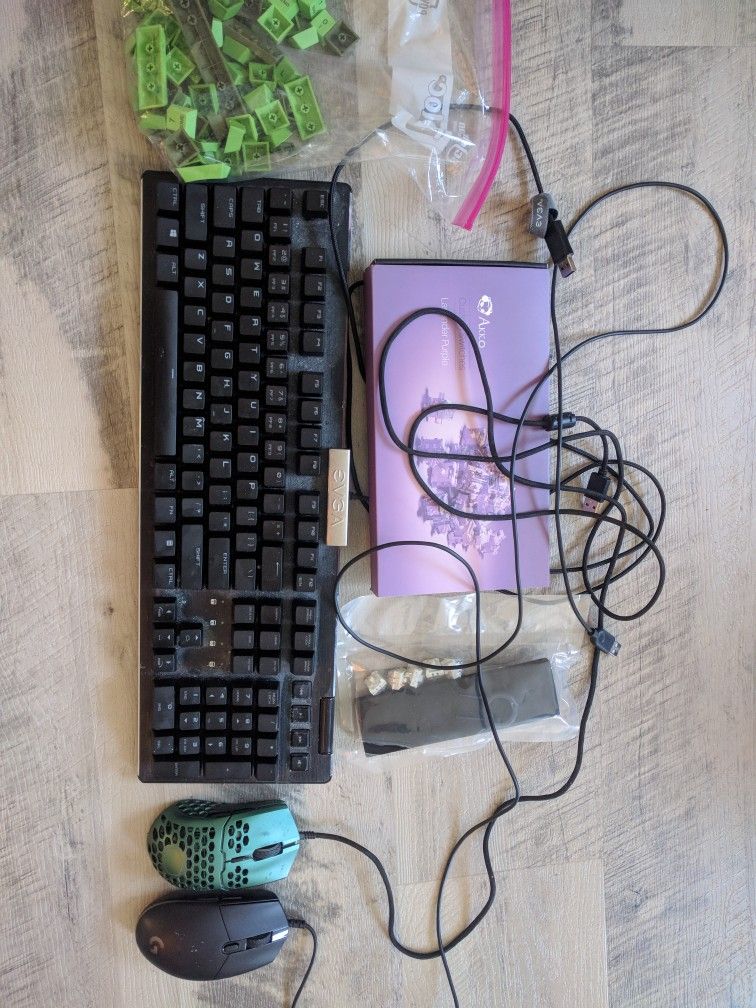 Mechanical Keyboard And 2 Mouse