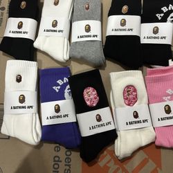 Bape Socks Bulk And Singles