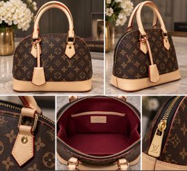Louis Vuitton Alma BB Monogram Handbag it's not real