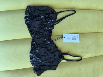 Black Sequence Top
