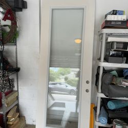 36x96 Front Door With Full Glass Frame 