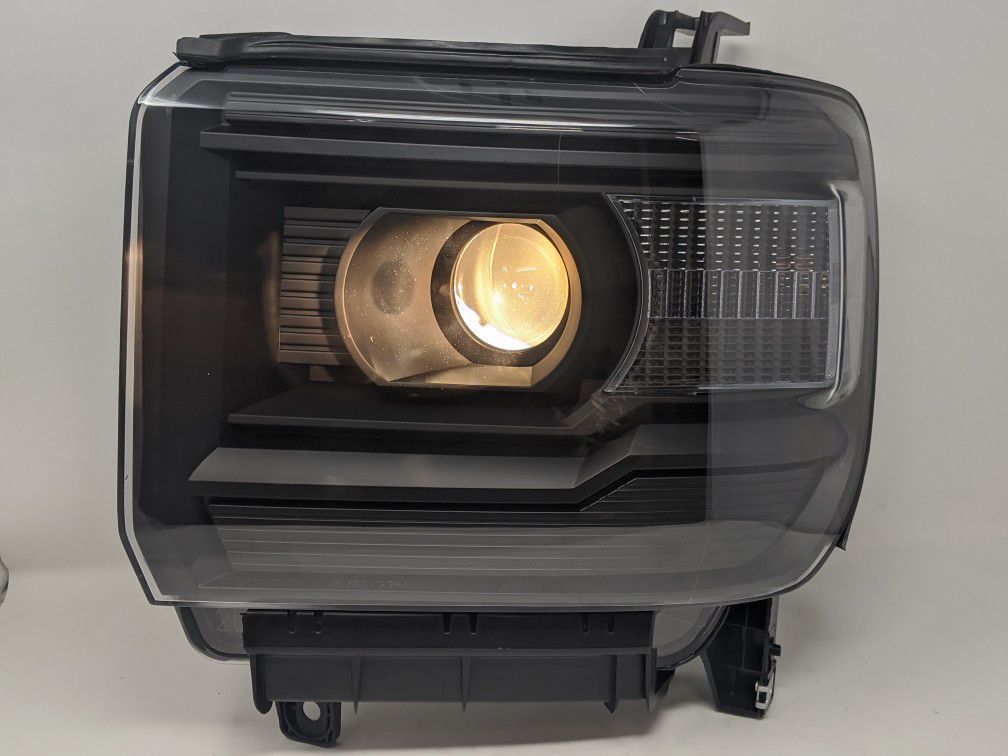 2014-2015 GMC Sierra Black Headlights