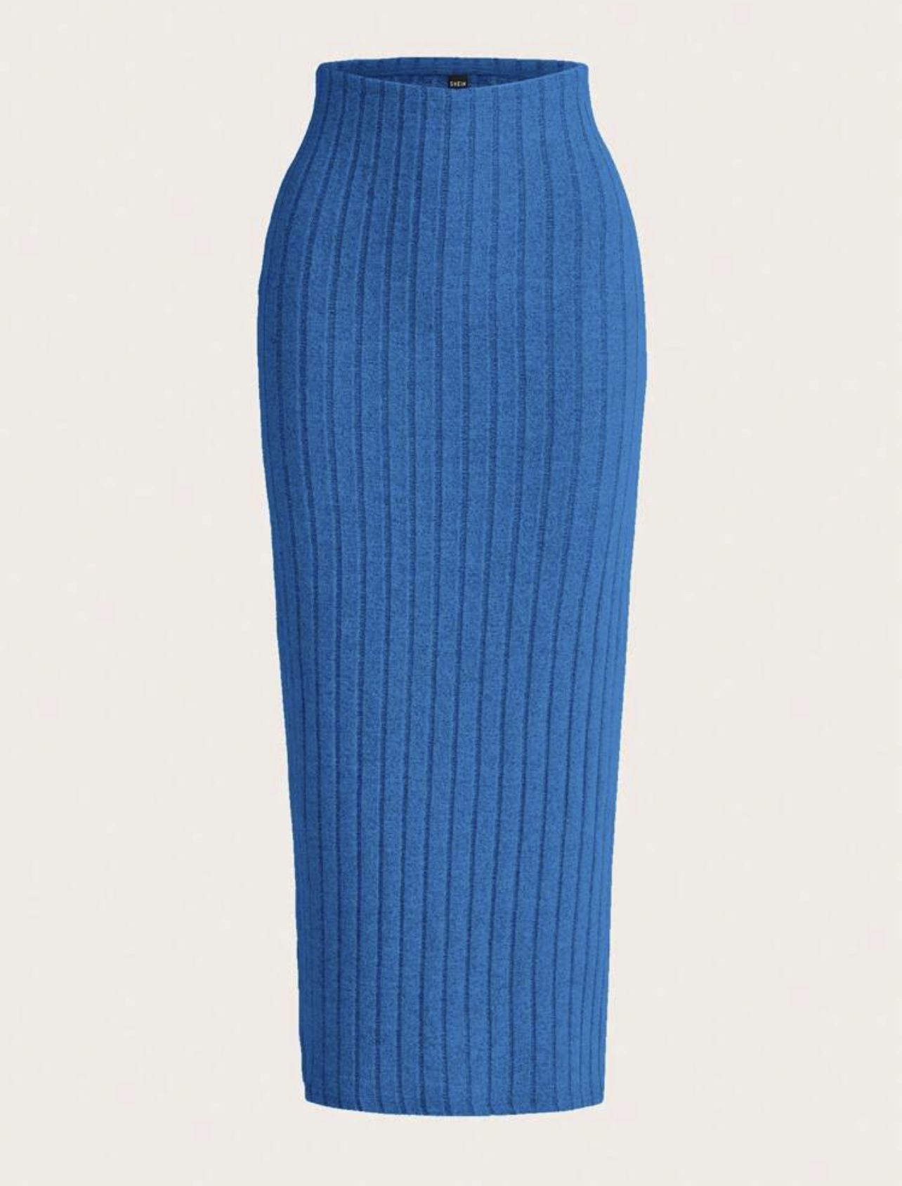 EZwear Solid Ribbed Knit Pencil Skirt *NEW*