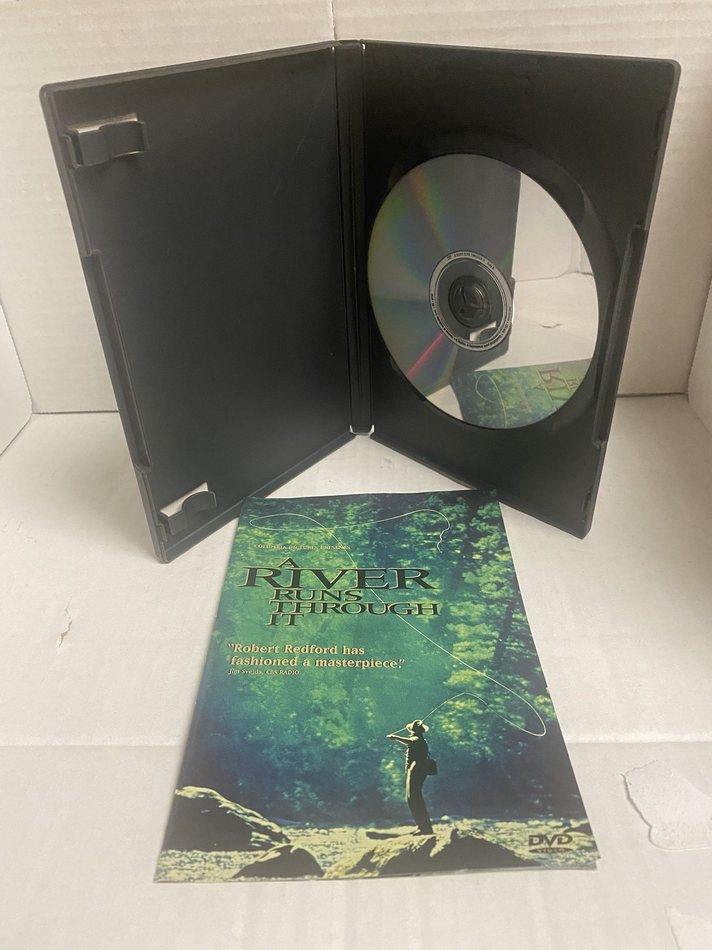 928. DVD movie A River Runs Through It. $3.00
