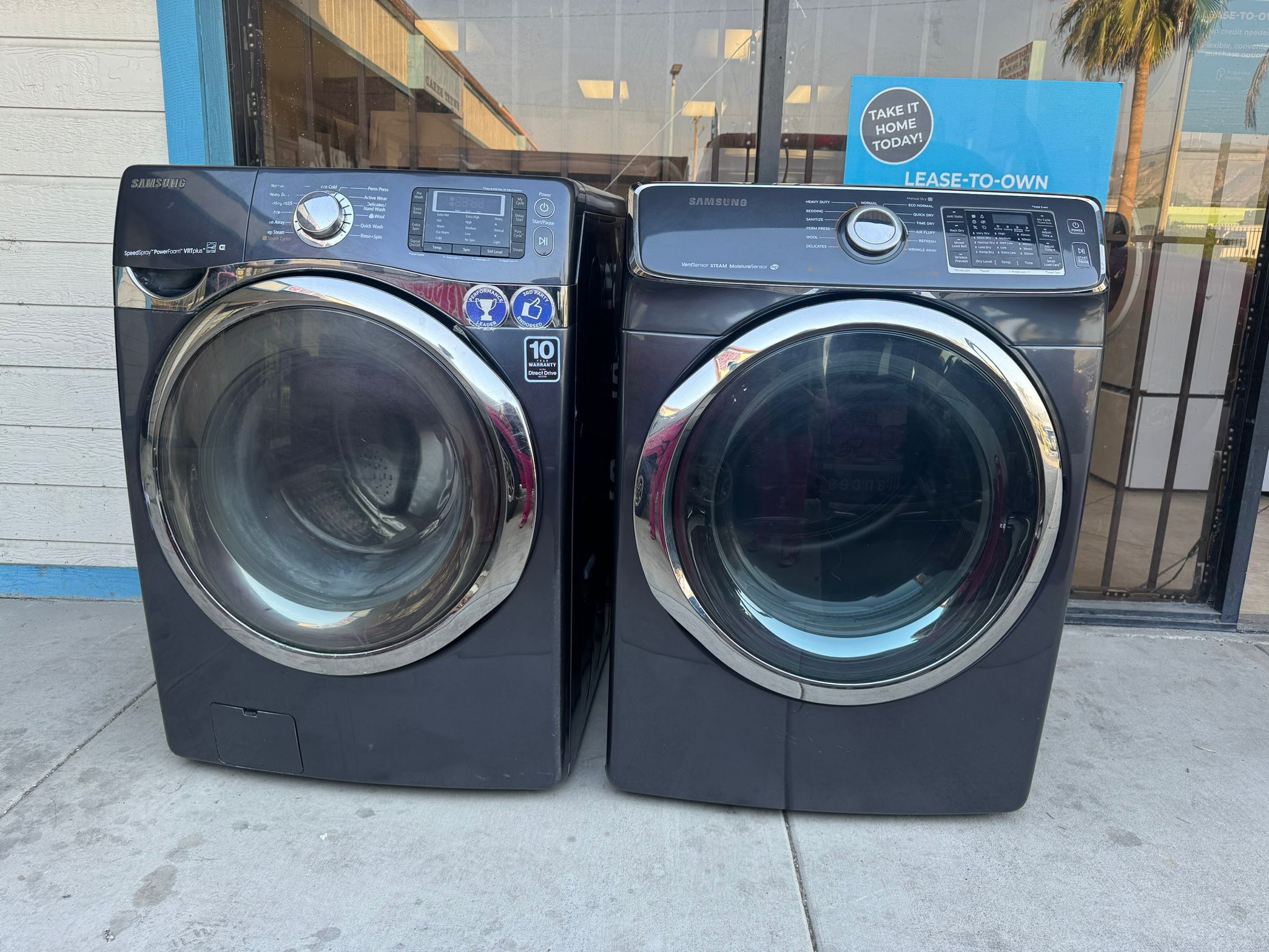 Washer & dryer set! We finance