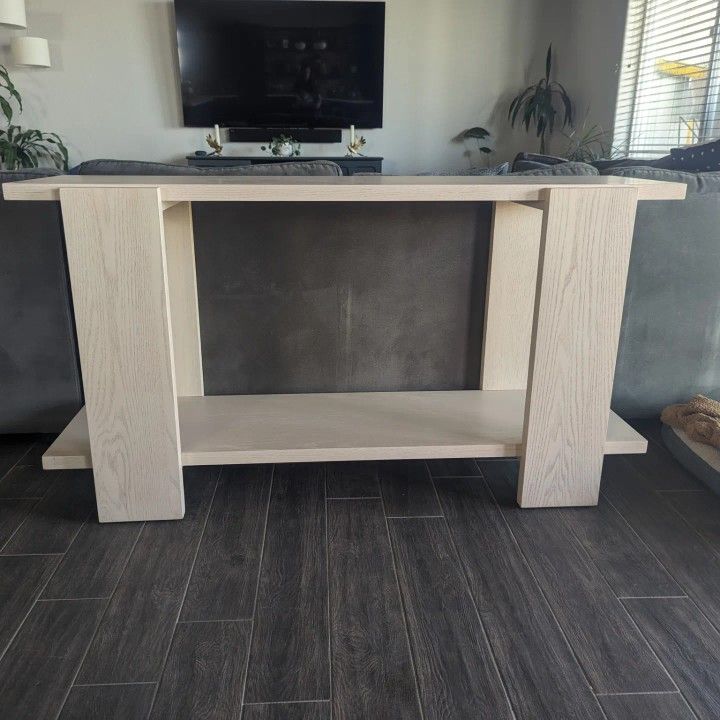 BRAND NEW Threshold Oak Console Table