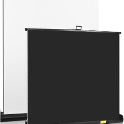 EMART Collapsible Professional Panel Screen Backdrop 2-in-1 Black White Portable Photography Background Auto-Locking Frame for Gaming, Zoom, YouTube,