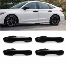 TBYUM No Adhesive Snap-On Car Door Handle Cover, OEM-Style Exterior Handle Prote