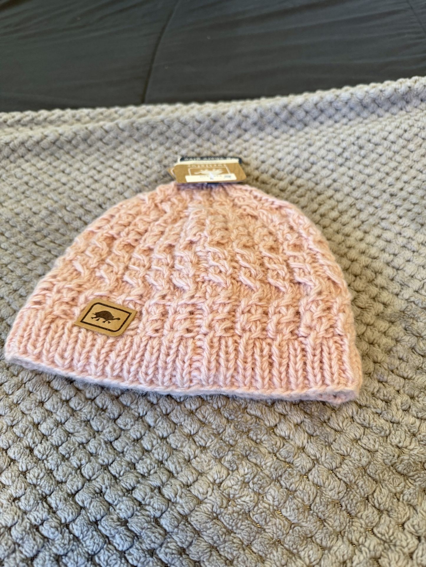 NWT Pink Turtle Fur Beanie