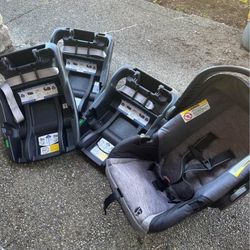 Babytrend Car seat Plus THREE bases